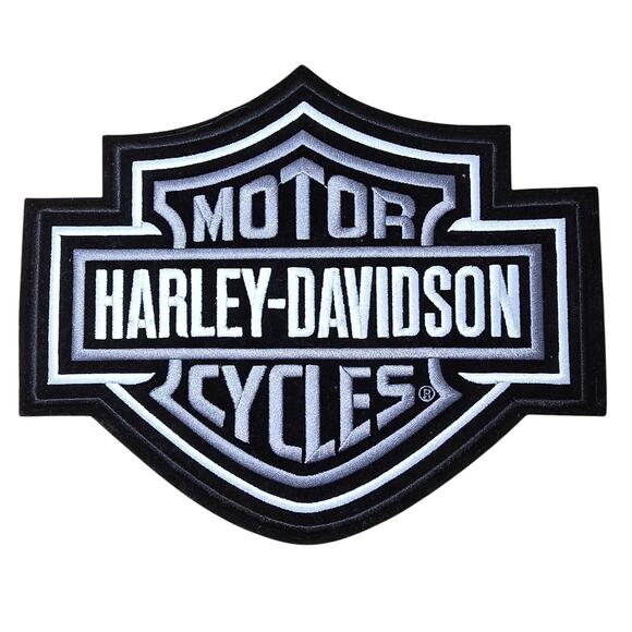 Lot of 2 Harley Davidson Items:  One Large New 9x8 Patch, One New 5x4 Decal - Picture 2 of 7